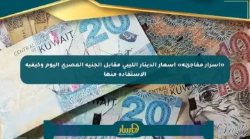 «أسرار مفاجئة» أسعار الدينار الليبي مقابل الجنية المصري اليوم وكيفية الاستفادة منها